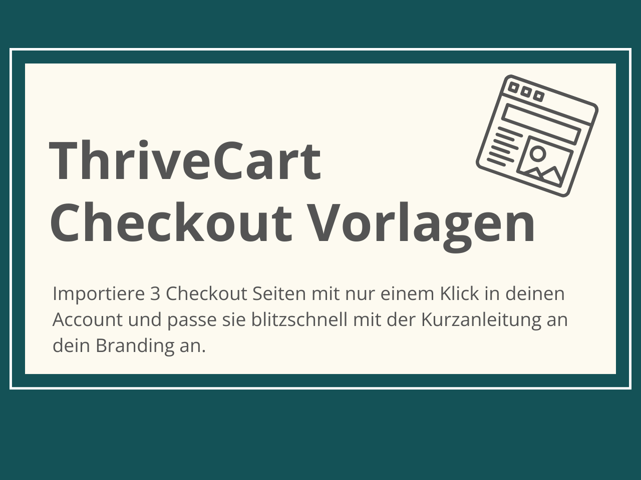 ThriveCart-checkout-vorlagen